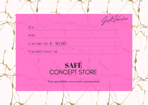 Safé Concept Store Gift Card 30€