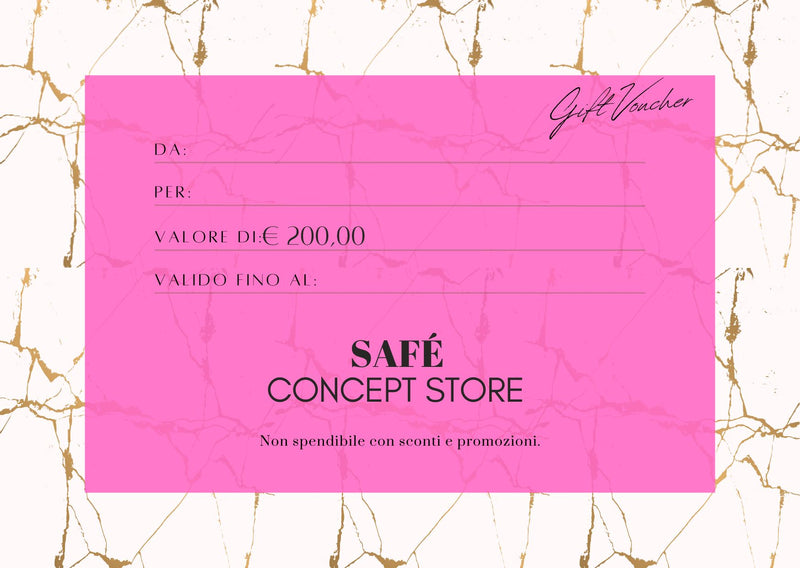Safé Concept Store Gift Card 200€