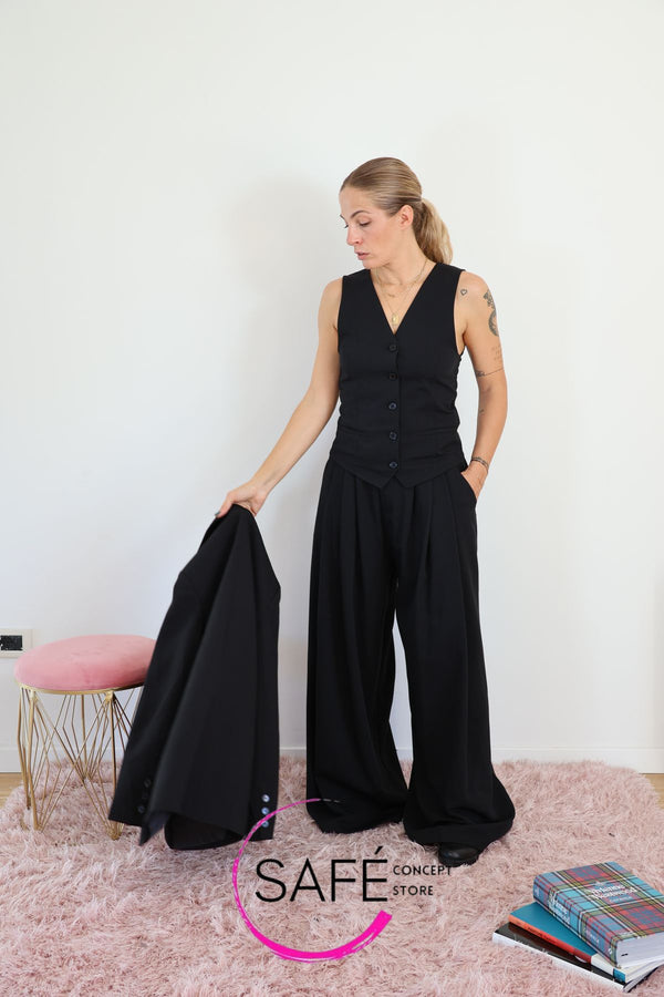 Pantalone Piera nero Anonyme Designers